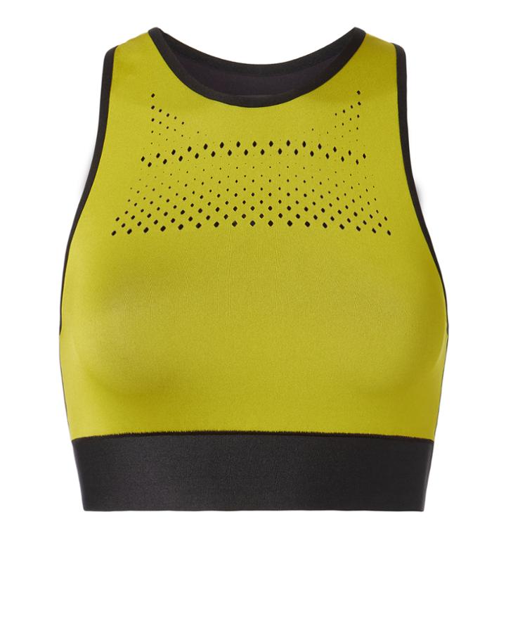 Ultracor Altitude Ultramesh Crop Top Yellow S