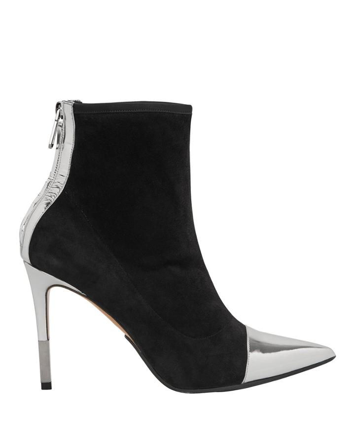 Balmain Blair Cap Toe Booties Black 37.5