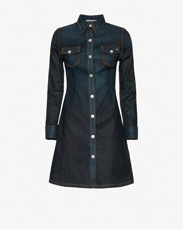 Alexa Chung For Ag Pixie Denim Shirt Dress