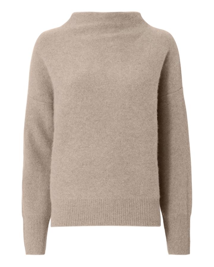 Vince Funnel Neck Sweater Beige/khaki P