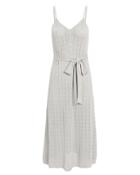 Love Shack Fancy Loveshackfancy Lila Slip Dress Light Grey S
