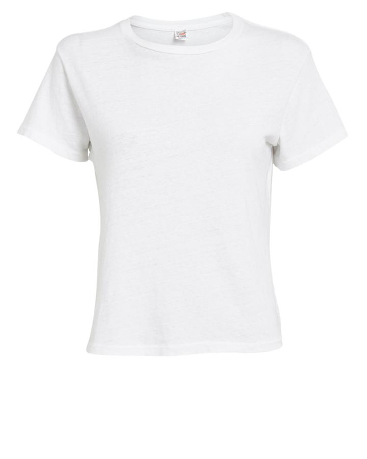 Re/done The Classic Vintage White Tee White P