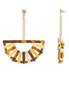 Cult Gaia Tortoise Acrylic Ark Earrings Tortoise 1size