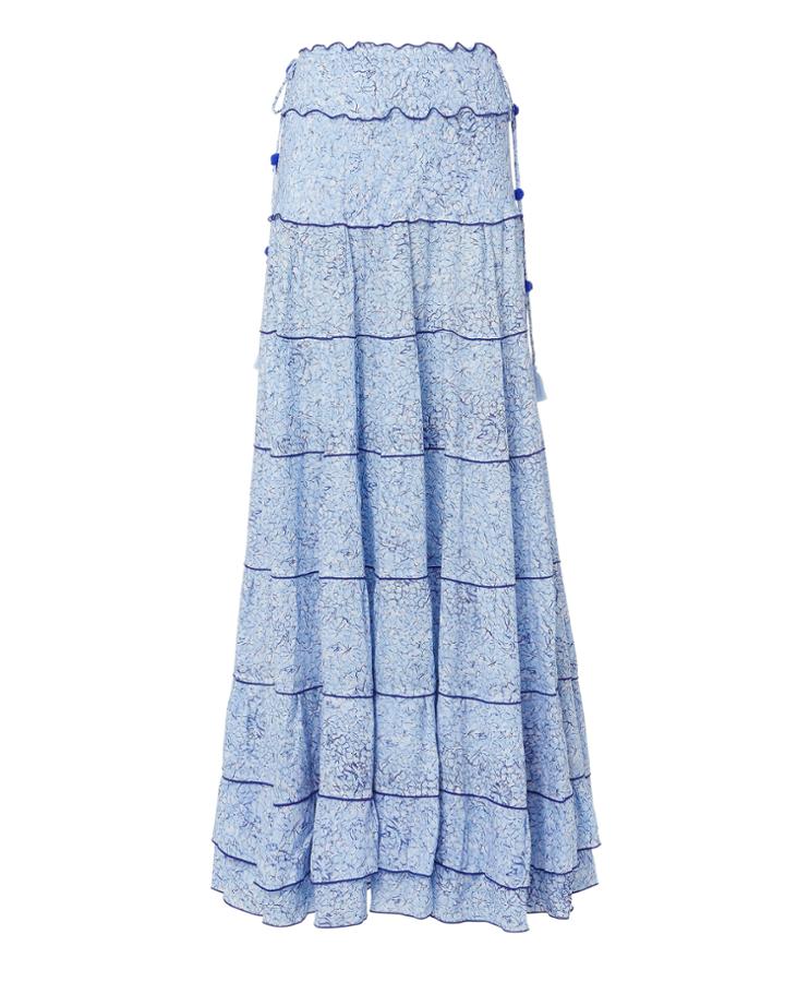 Poupette St Barths Poupette St Barth Gota Skirt Blue-med S