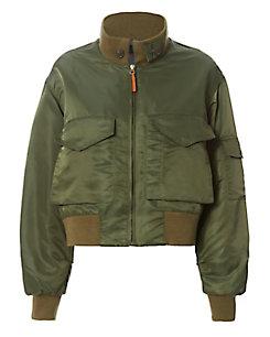 Nili Lotan Mcguire Nylon Bomber Jacket