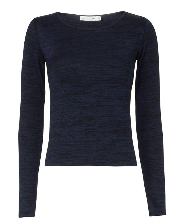 Rag & Bone/jean Twist Tee: Navy