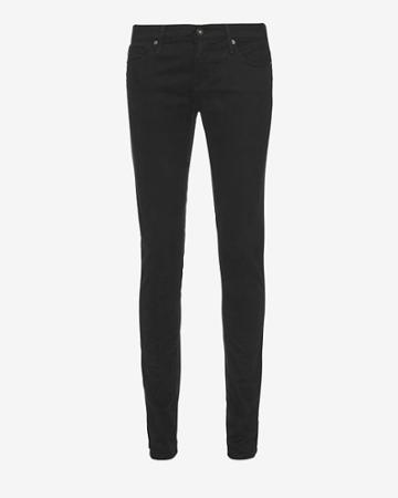 Ag Super Skinny Black Satine