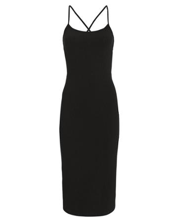 5th & Mode Fifth & Mode Marta Ribbed Dress Black S