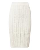 Exclusive For Intermix Intermix Adelina Crochet Knit Skirt White P