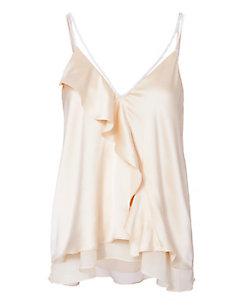Jonathan Simkhai Pearl Detail Silk Top