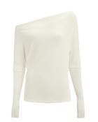 Enza Costa Off Shoulder Slouchy Top White M