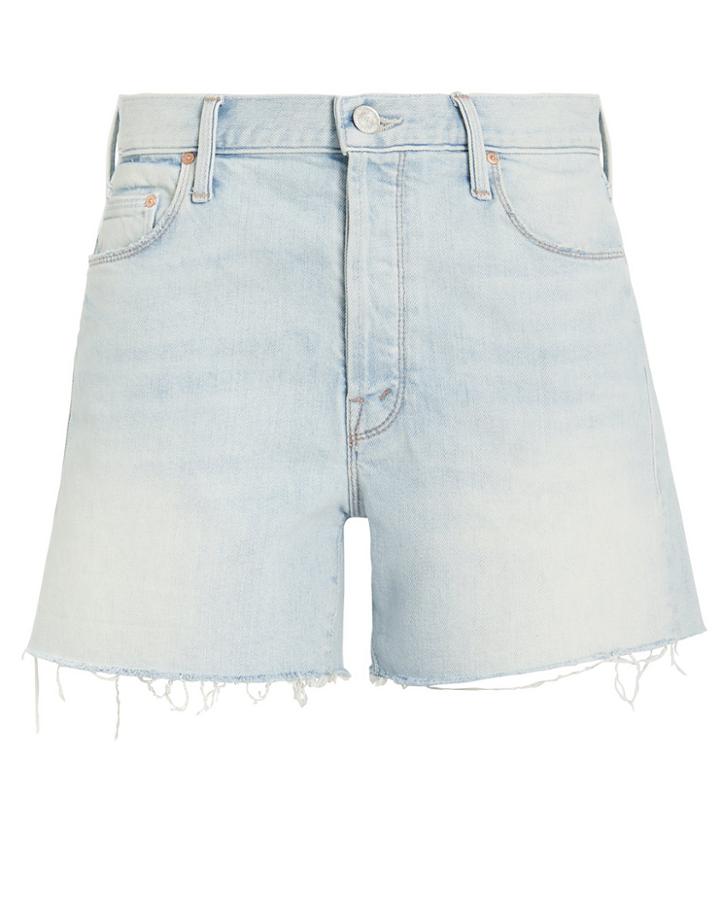 Mother The Proper Denim Shorts Light Wash 30