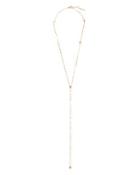 Lana Jewelry Long Ombre Disc Lariat Necklace