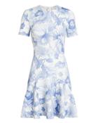 Lover Fleur Flip Mini Dress White/blue 2