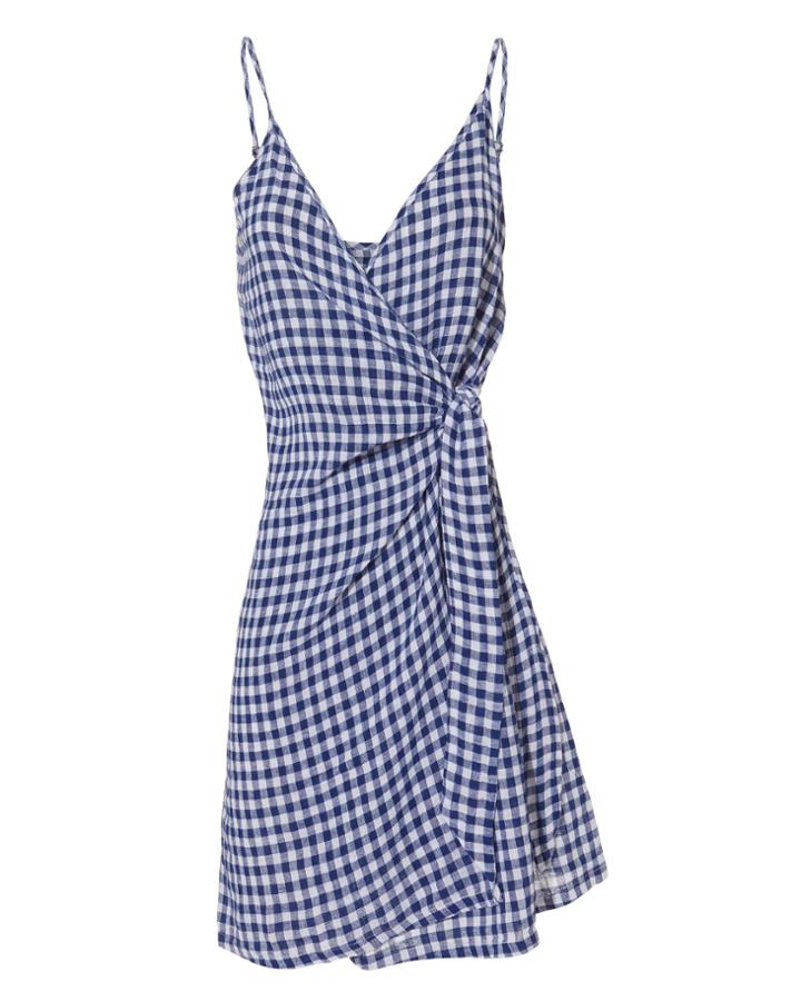 Rails Malia Gingham Wrap Dress Multi P