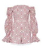 Alexis Off-the-shoulder Embroidered Eyelet Romper