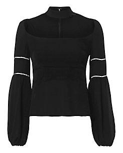 Exclusive For Intermix Primrose Choker Blouse