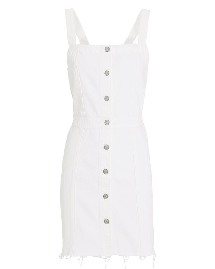 Boyish Jeans Kennedy Denim Pinafore Dress White M