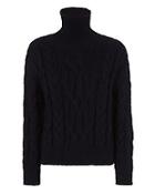 Nili Lotan Cable Knit Turtleneck