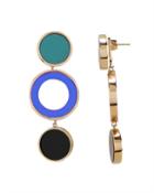 Colette Malouf Reflection Blue Earrings Multi 1size