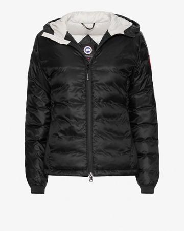 Canada Goose Camp Short Hooded Jacket: Black