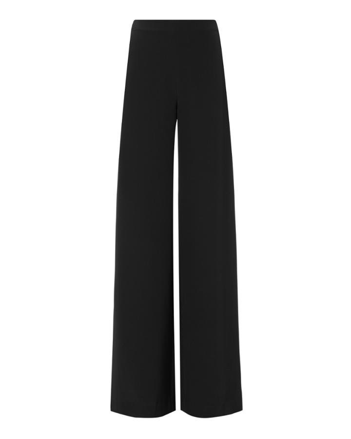 Adam Lippes Wide Leg Side Pleat Pants