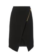 Exclusive For Intermix Zip Detail Asymmetrical  Skirt