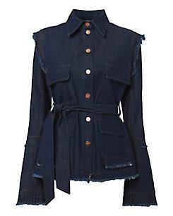 Maggie Marilyn Bell Sleeve Denim Jacket