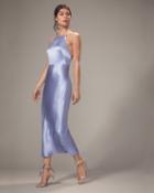 Jason Wu Lullaby Blue Satin Apron Dress Lullaby Blue Zero