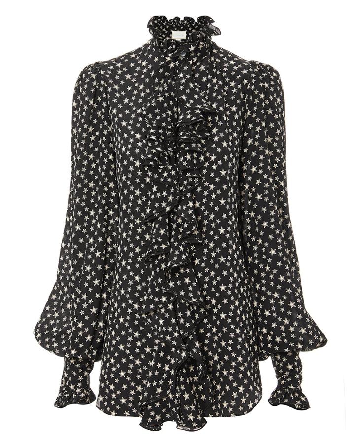 Redemption Victorian Star Blouse Black 36