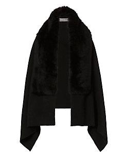 Pologeorgis Shearling Lamb Collar Shawl