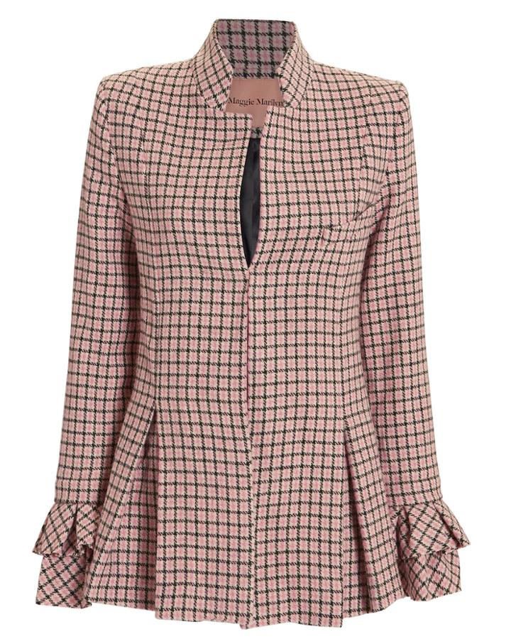 Maggie Marilyn Sheer Joy Blazer Pink 10