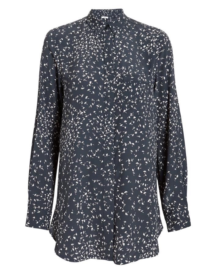 Ganni Barra Eclipse Top Navy 34