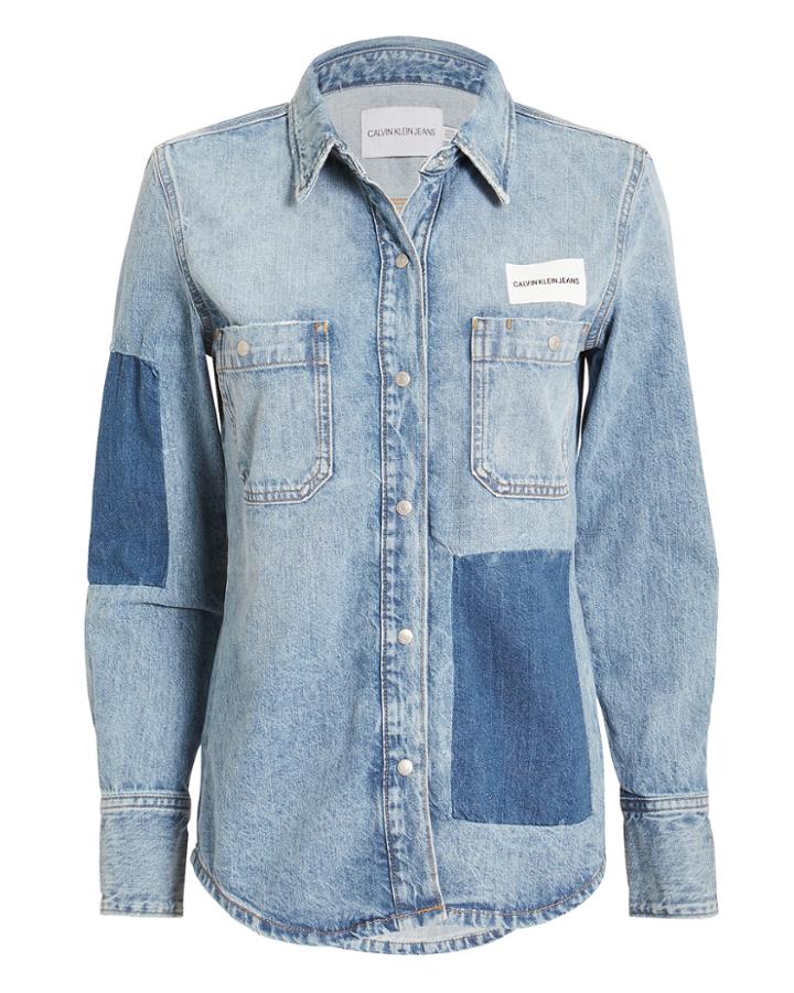 Calvin Klein Jeans Utility Shirt Blue Denim S