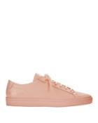 Common Projects Achilles Pink Leather Sneakers Pink 36