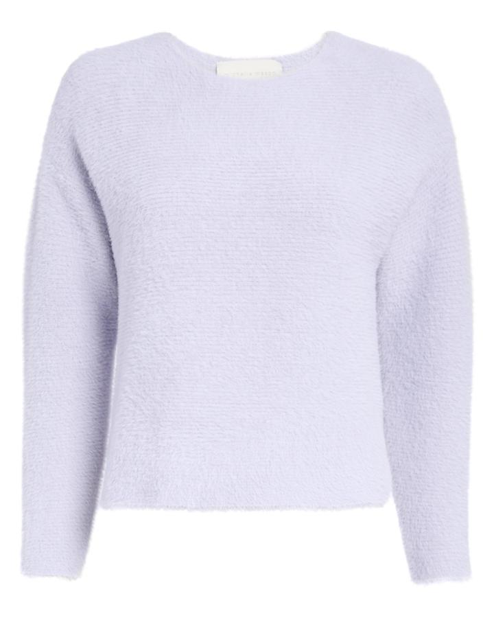 Michelle Mason Lilac Plush Sweater Purple-lt P