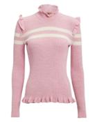 Maggie Marilyn Far Far Away Knit Sweater Pink/white P