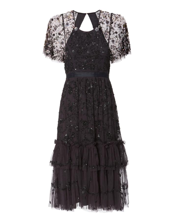 Needle & Thread Constellation Lace Midi Dress