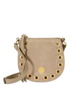 See By Chloe See By Chlo Gold Grommet Beige Crossbody Bag Grey 1size