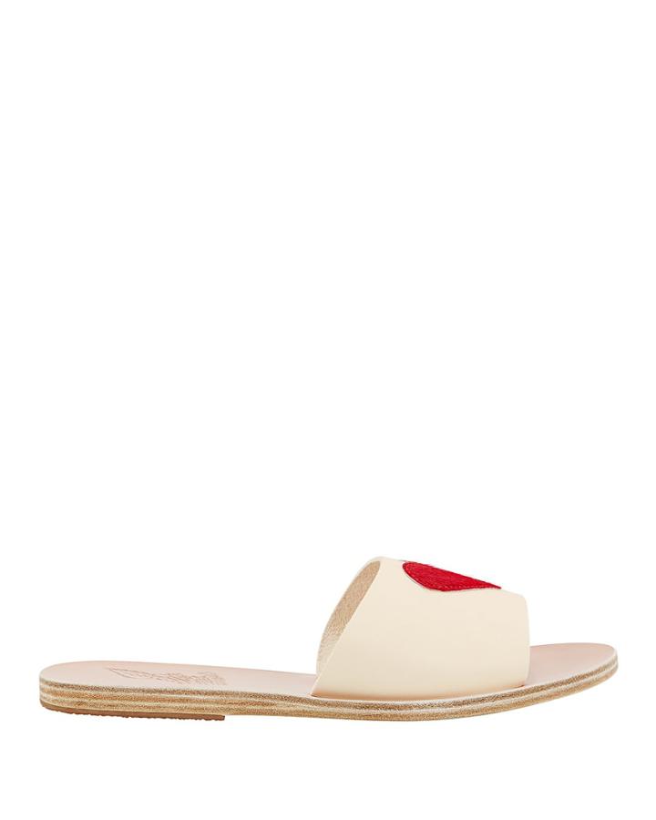 Ancient Greek Sandals Taygete Eros Red Sandals White 38