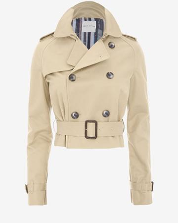 Each X Other Cropped Trench Coat J/o Dec Wk 2