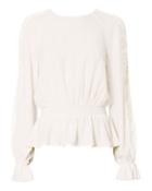 Exclusive For Intermix Joy Lace Detail Sleeve Blouse