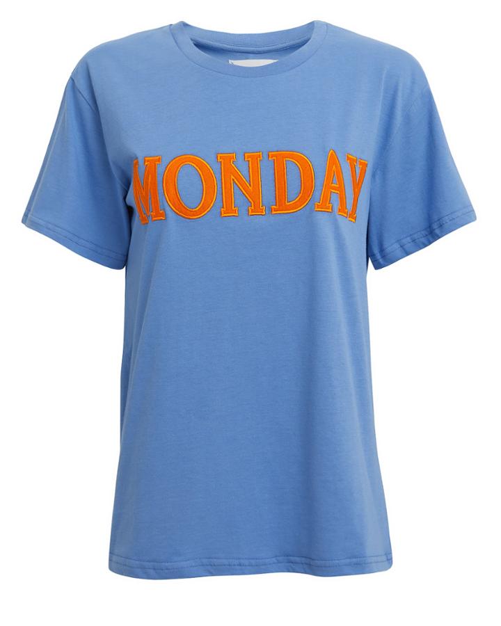 Alberta Ferretti Monday Blue T-shirt Blue/orange P