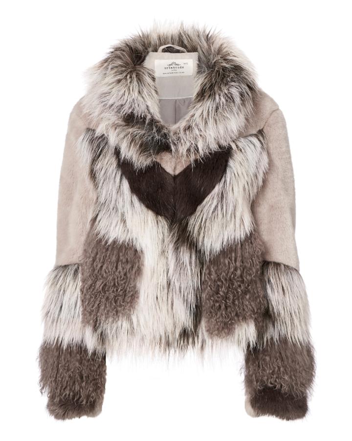 Urban Code Urbancode Wynter Faux Fur Jacket Multi-lt 8