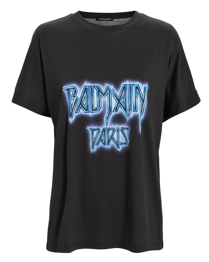Balmain Logo Tee Black 34