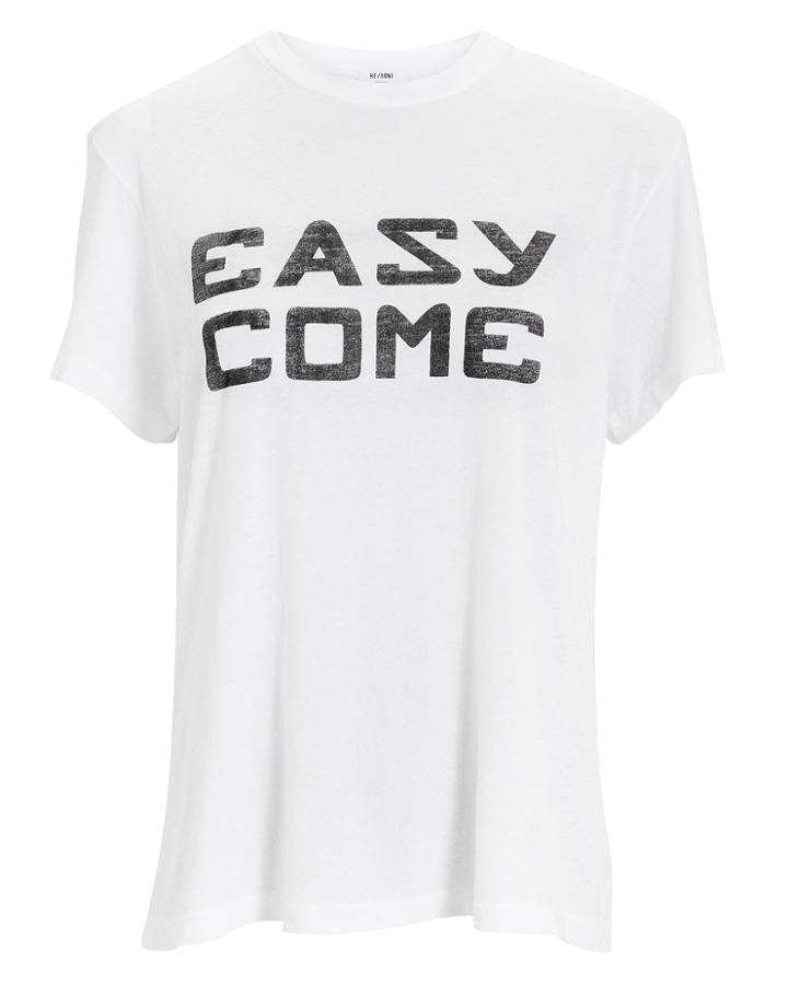 Re/done Graphic White Tee White P