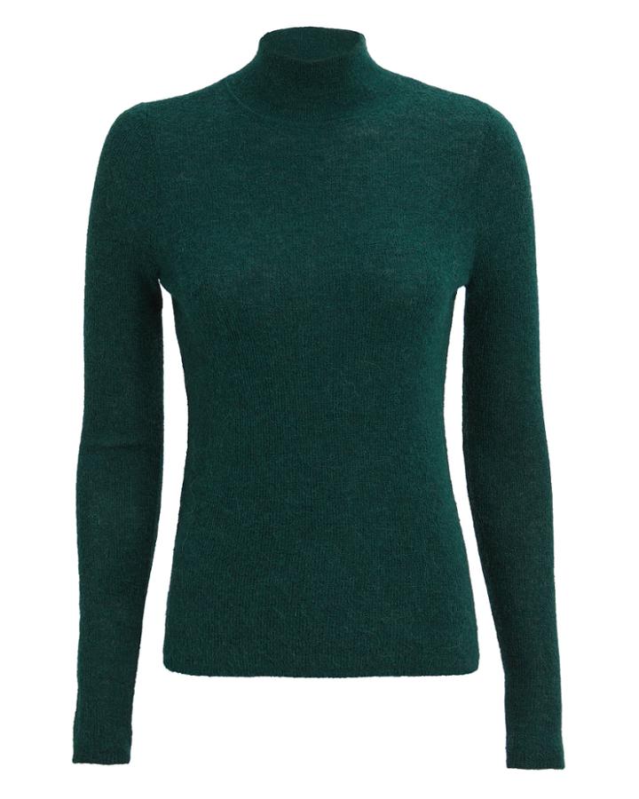 Exclusive For Intermix Intermix Sabina Turtleneck Teal L