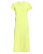 Nsf Leah Jersey T-shirt Dress Neon Yellow L