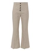 Veronica Beard Zap Crop Flare Trousers Blue-med 4
