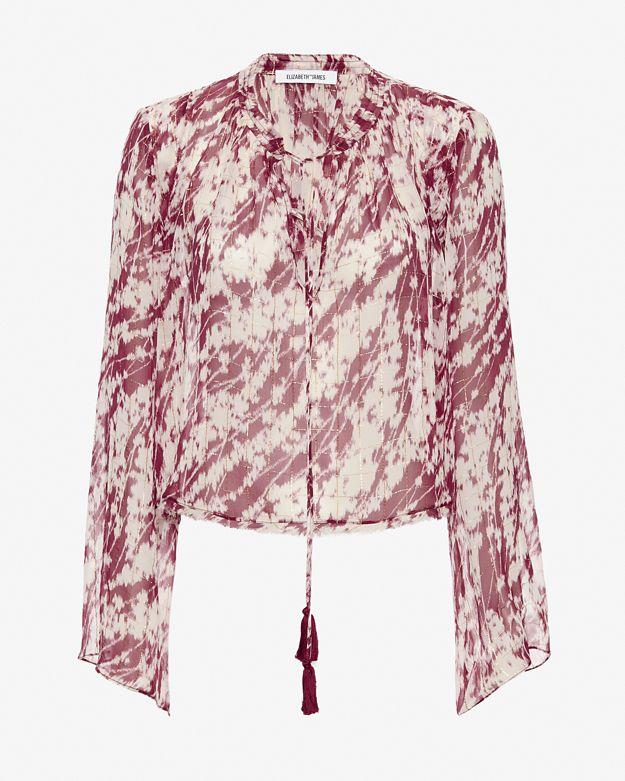 Elizabeth And James Exclusive Itzel Print Blouse